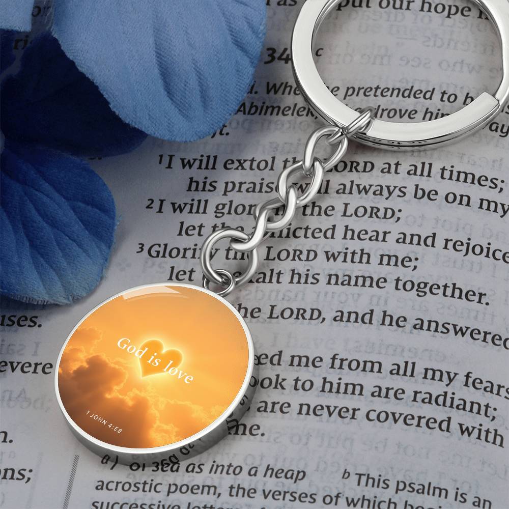 Loyal Love Keychain – Premium Surgical Steel, A Constant Reminder of God’s Love