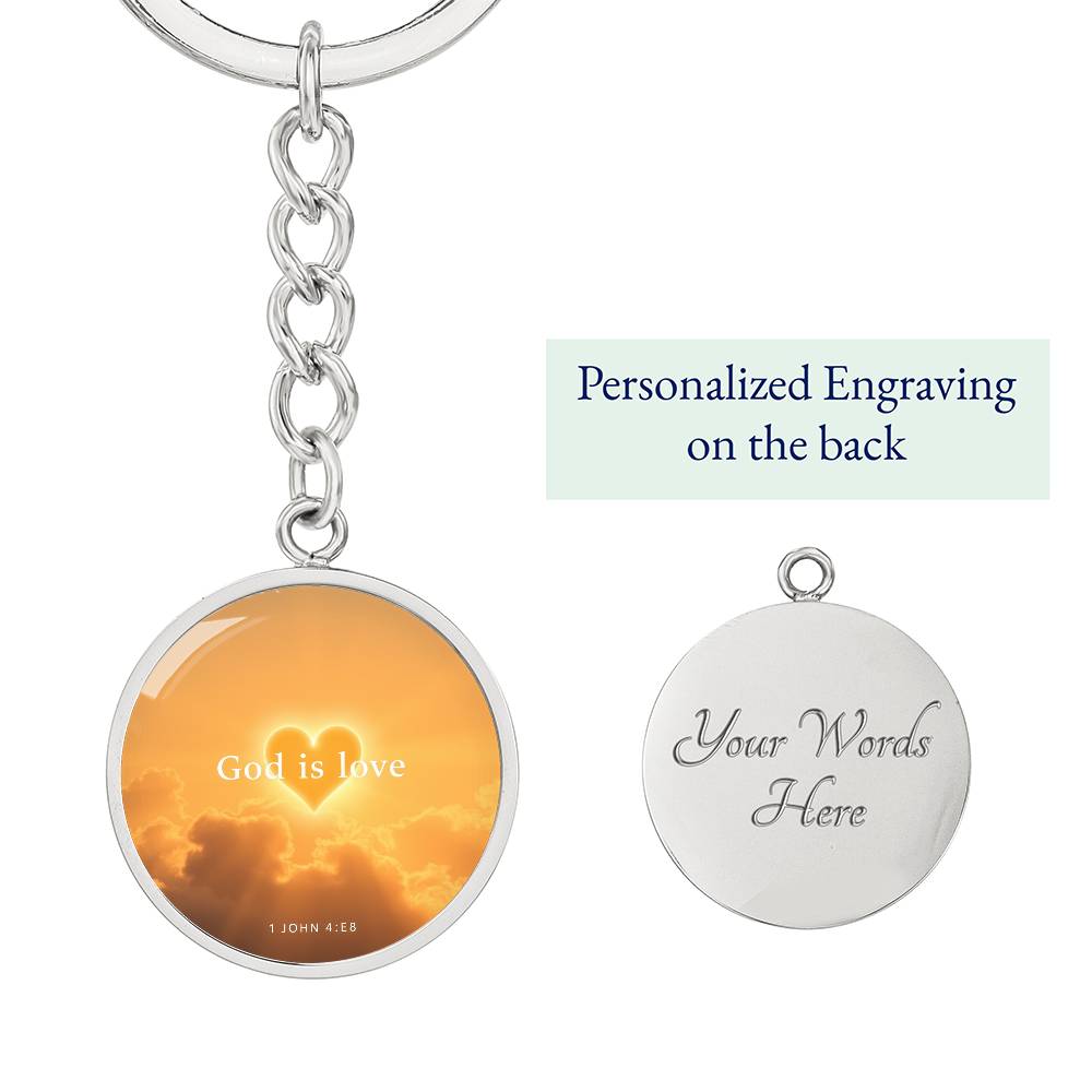 Loyal Love Keychain – Premium Surgical Steel, A Constant Reminder of God’s Love