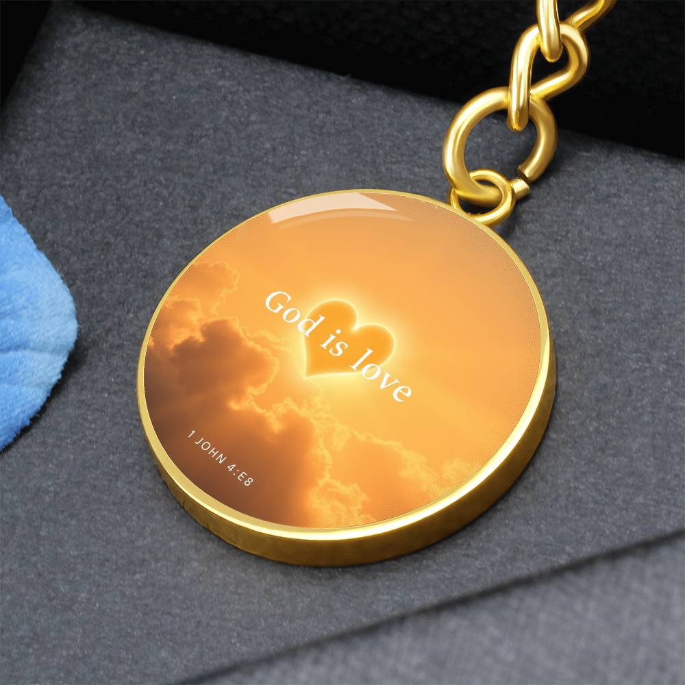 Loyal Love Keychain – Premium Surgical Steel, A Constant Reminder of God’s Love