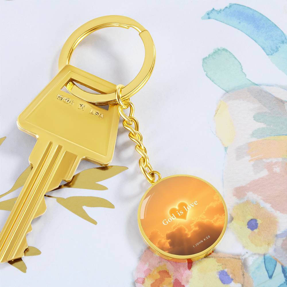 Loyal Love Keychain – Premium Surgical Steel, A Constant Reminder of God’s Love