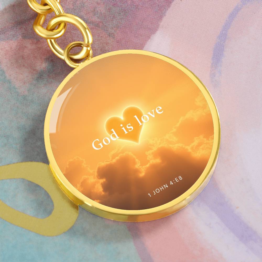 Loyal Love Keychain – Premium Surgical Steel, A Constant Reminder of God’s Love