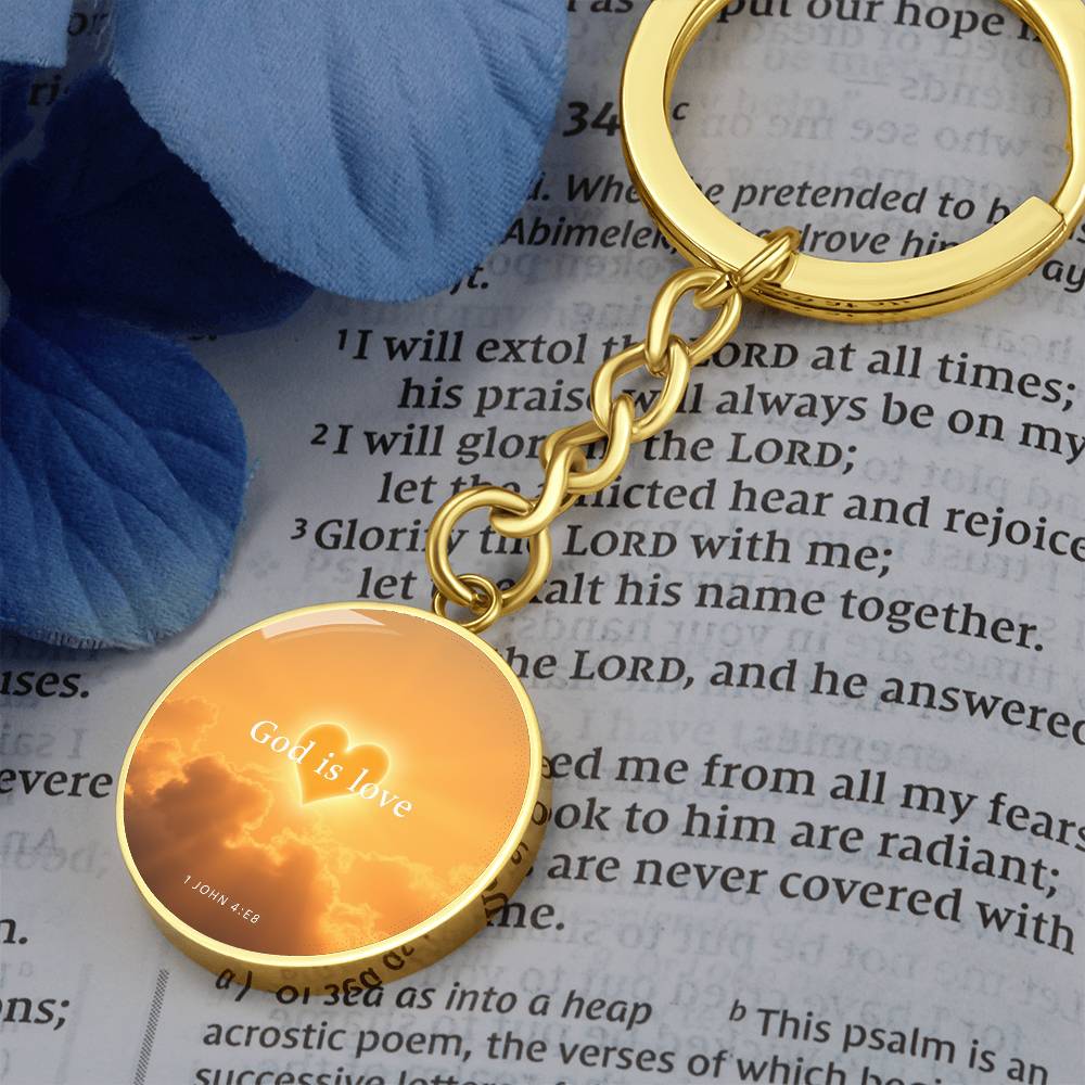 Loyal Love Keychain – Premium Surgical Steel, A Constant Reminder of God’s Love