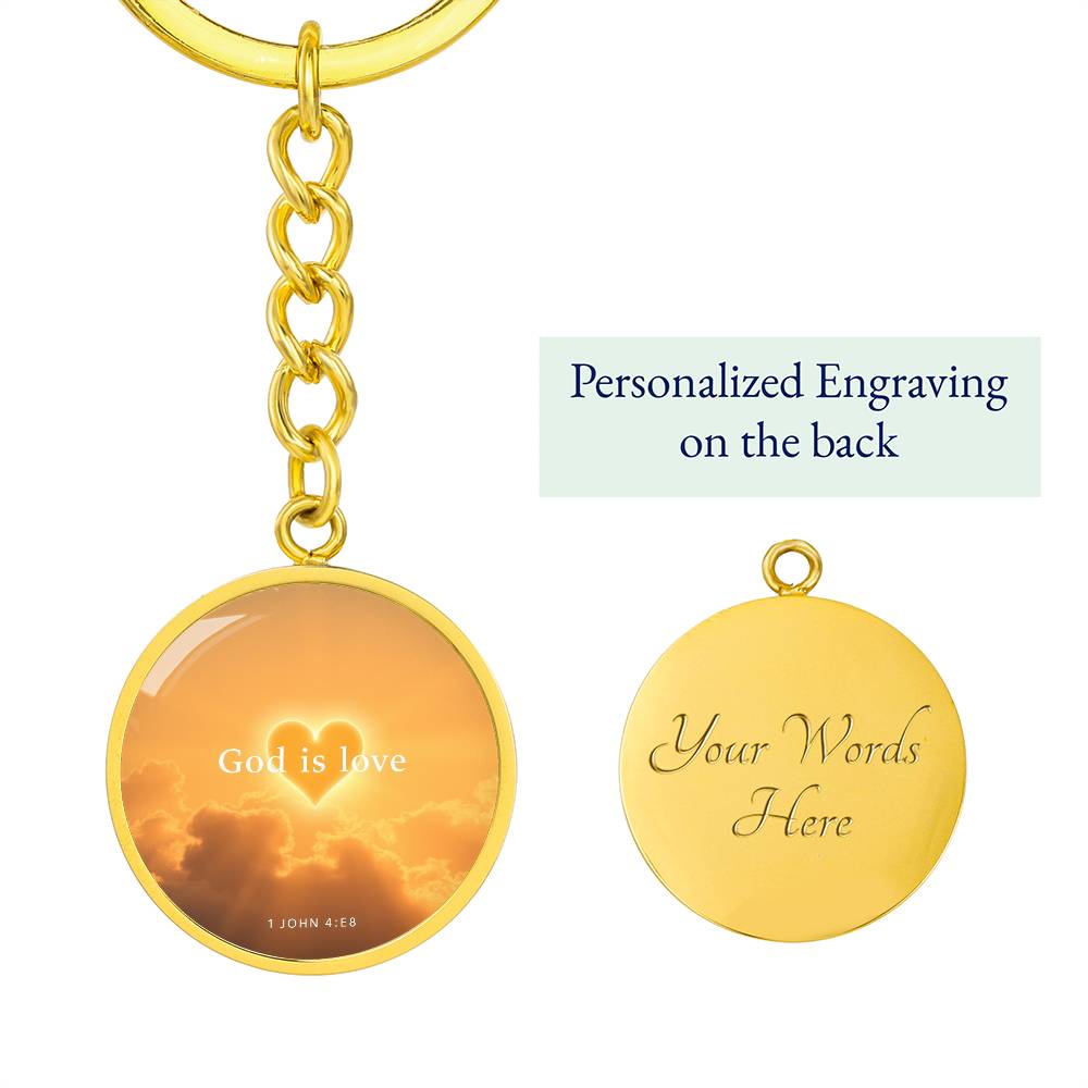 Loyal Love Keychain – Premium Surgical Steel, A Constant Reminder of God’s Love