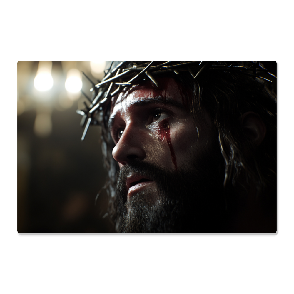 Crown of Thorns Canvas – Deep Reflection, Sacred Sacrifice, A Timeless Reminder of Faith