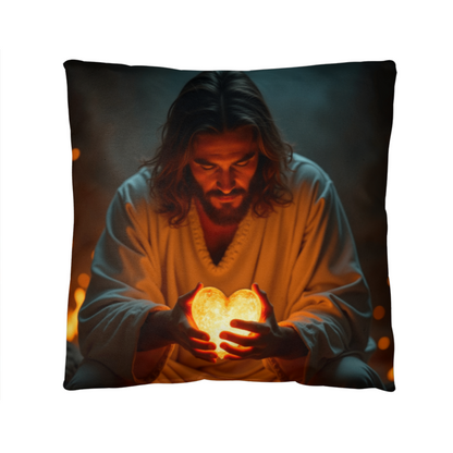 Sacred Heart of Jesus Pillow – Comfortable Fabric with a Warm and Divine Design