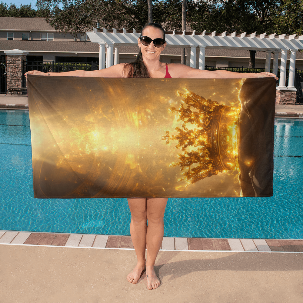 Crown of Glory Bath Towel – Soft, Excellent Absorption with a Sacred Crown