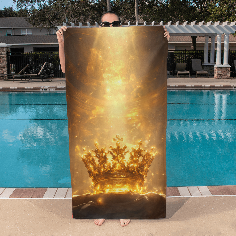 Crown of Glory Bath Towel – Soft, Excellent Absorption with a Sacred Crown