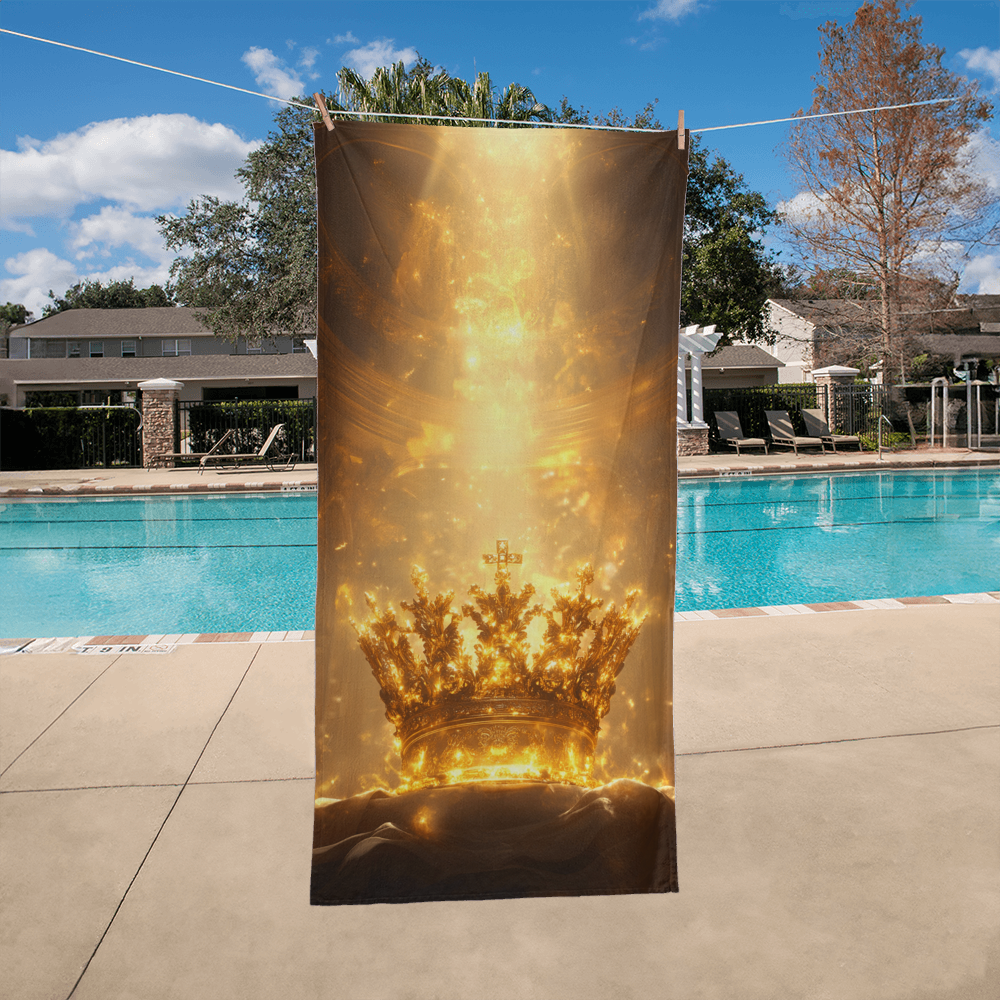 Crown of Glory Bath Towel – Soft, Excellent Absorption with a Sacred Crown