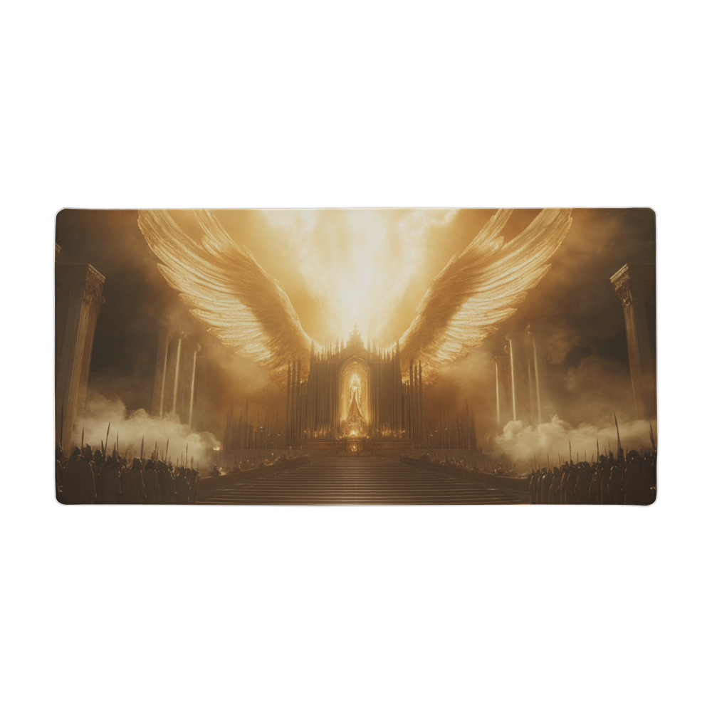 Throne of God Desk Mat  – Experience Supreme Sovereignty in Every Move!