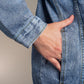 Heavenly Angels DTG Denim Jacket – Custom, Oversized, and Radiating Divine Energy