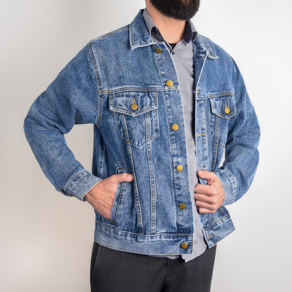 Faithful Glory Denim Jacket – Stylish Comfort, Glorious Message