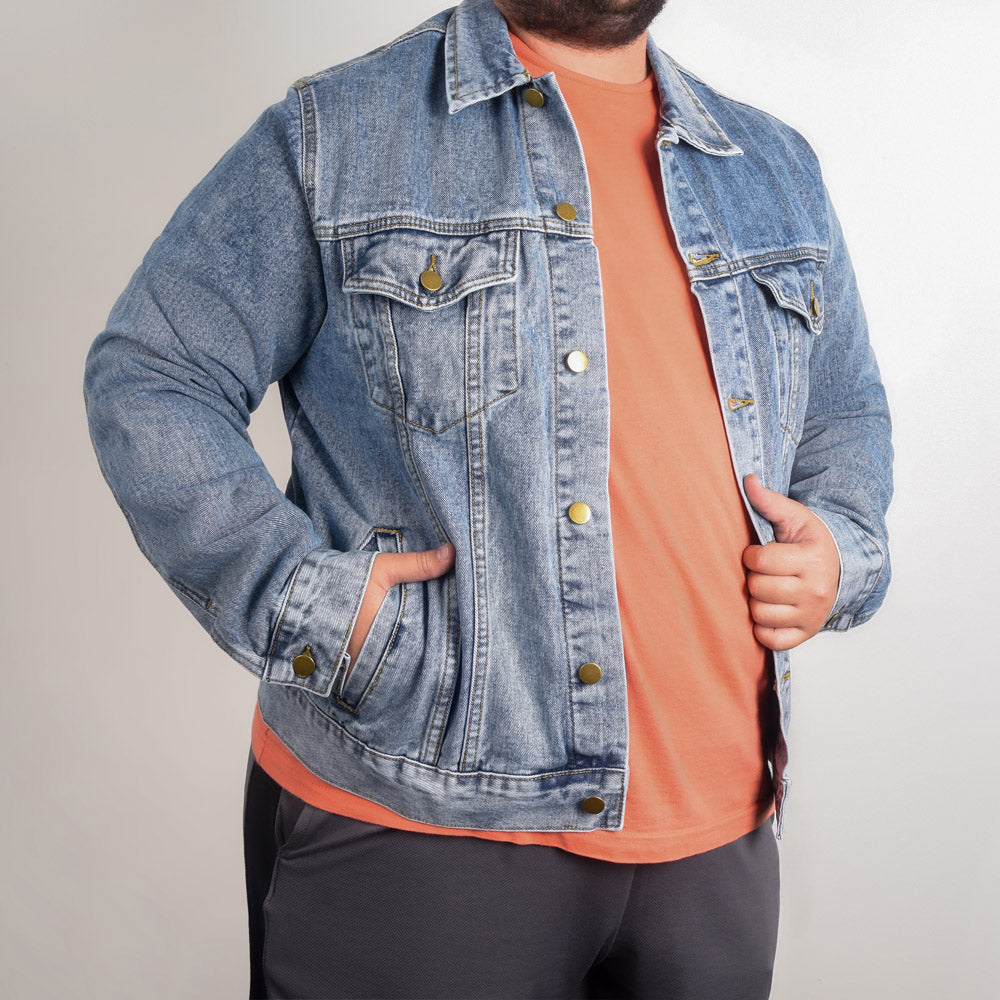 Crown of Sacrifice Denim Jacket – A Bold Symbol of Christ’s Love, Crafted for Comfort and Style