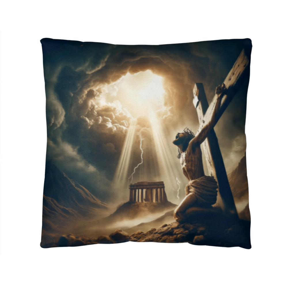 The Cross of Salvation Pillow – Jesus' Ultimate Act of Love