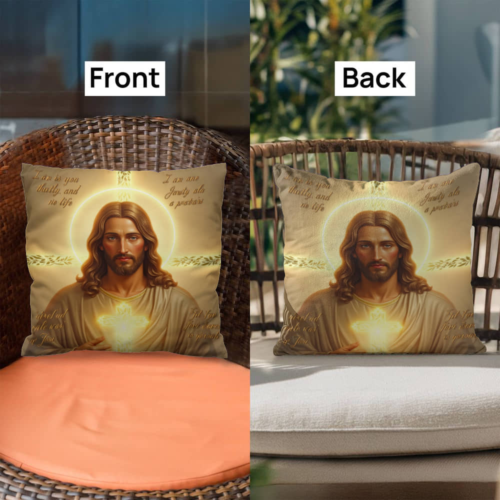 Eternal Blessing Cushion– Jesus’ Light, Divine Comfort, Perfect Faith-Inspired Decor