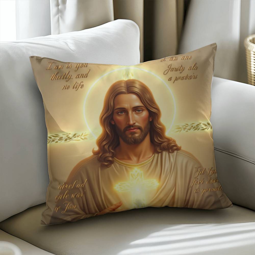 Eternal Blessing Cushion– Jesus’ Light, Divine Comfort, Perfect Faith-Inspired Decor