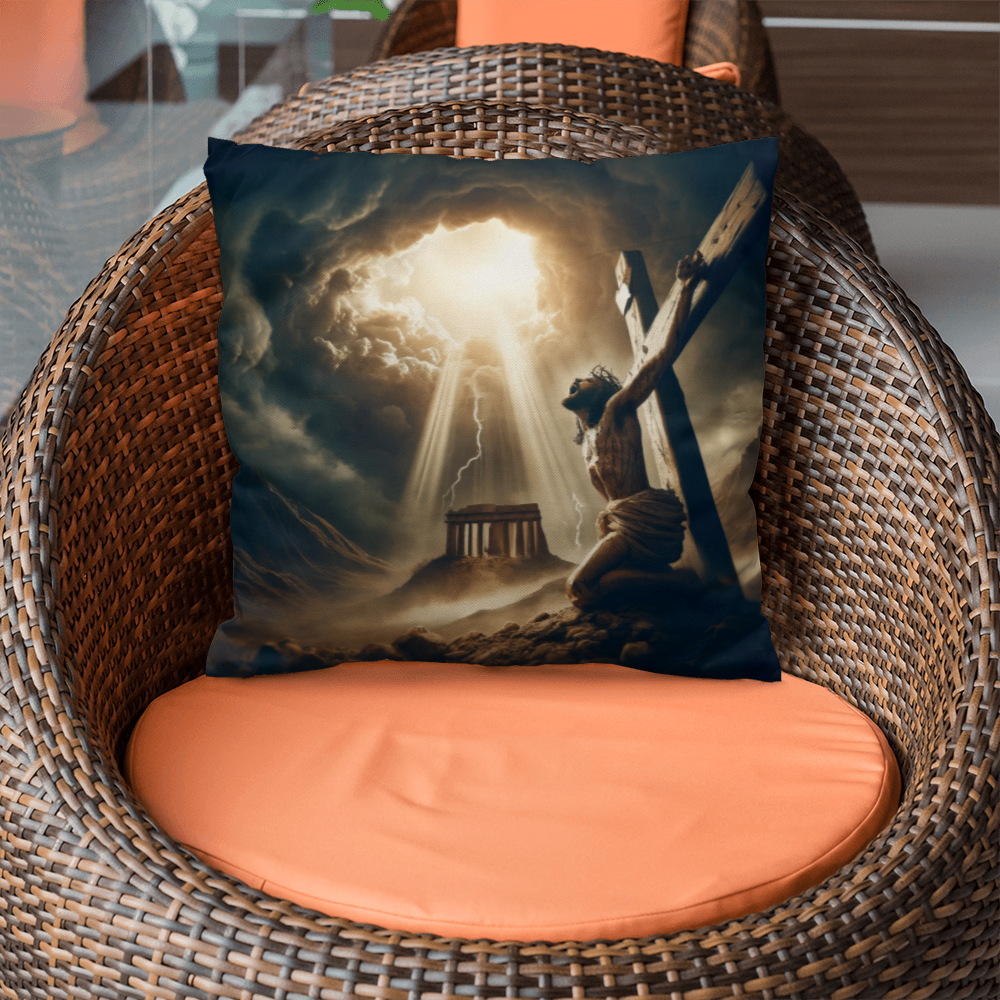 The Cross of Salvation Pillow – Jesus' Ultimate Act of Love