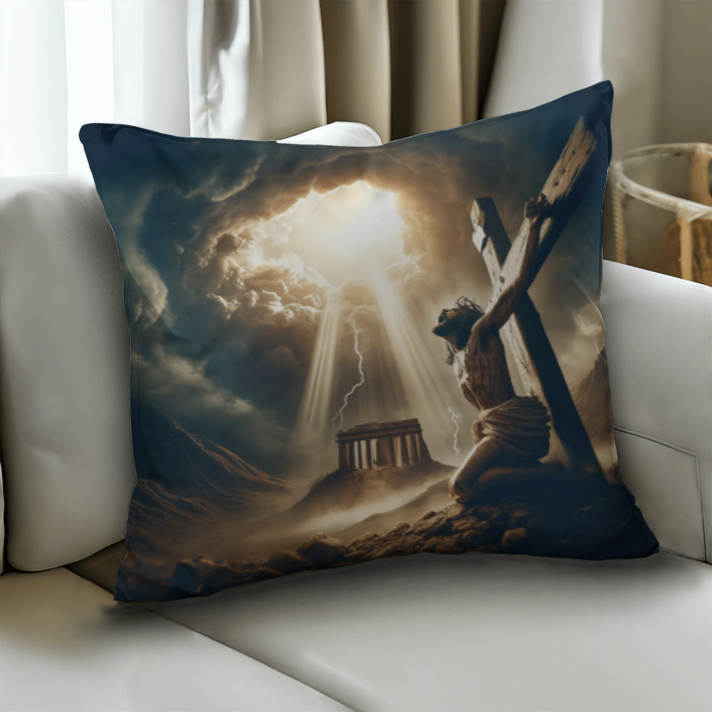 The Cross of Salvation Pillow – Jesus' Ultimate Act of Love