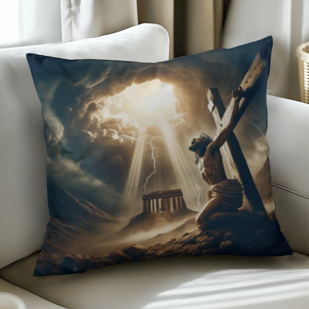 The Cross of Salvation Pillow – Jesus' Ultimate Act of Love