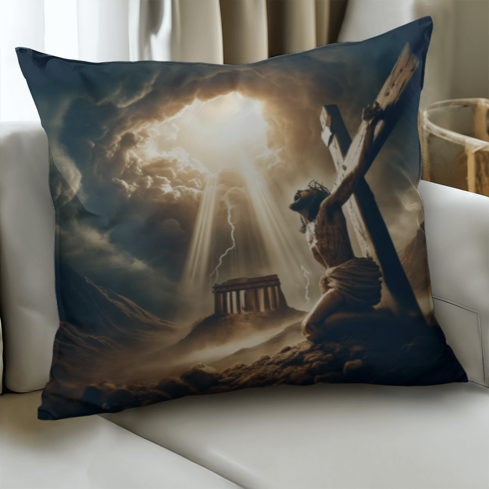 The Cross of Salvation Pillow – Jesus' Ultimate Act of Love