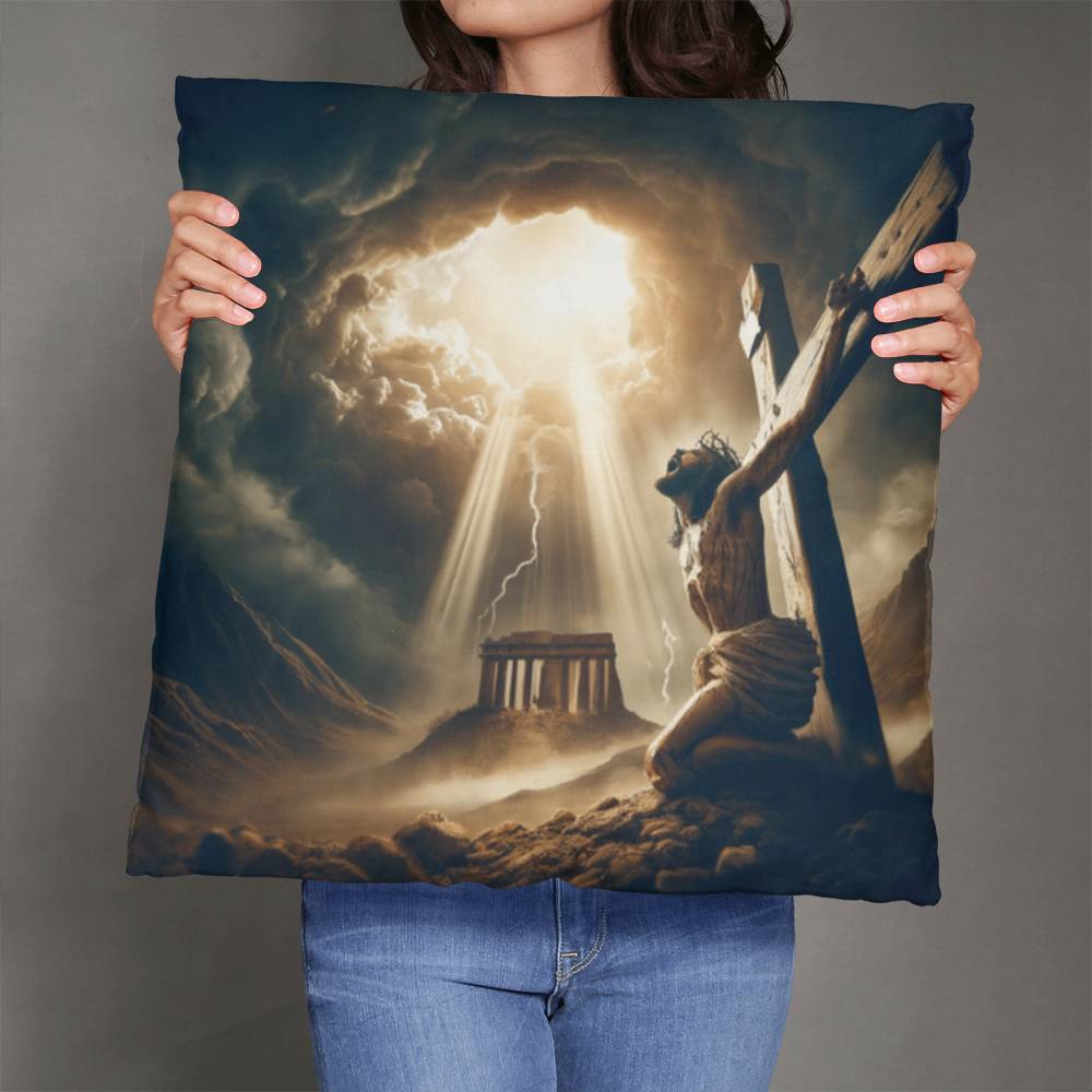 The Cross of Salvation Pillow – Jesus' Ultimate Act of Love