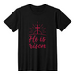 Celebrate the Resurrection – “He Is Risen” Inspirational Christian Tee