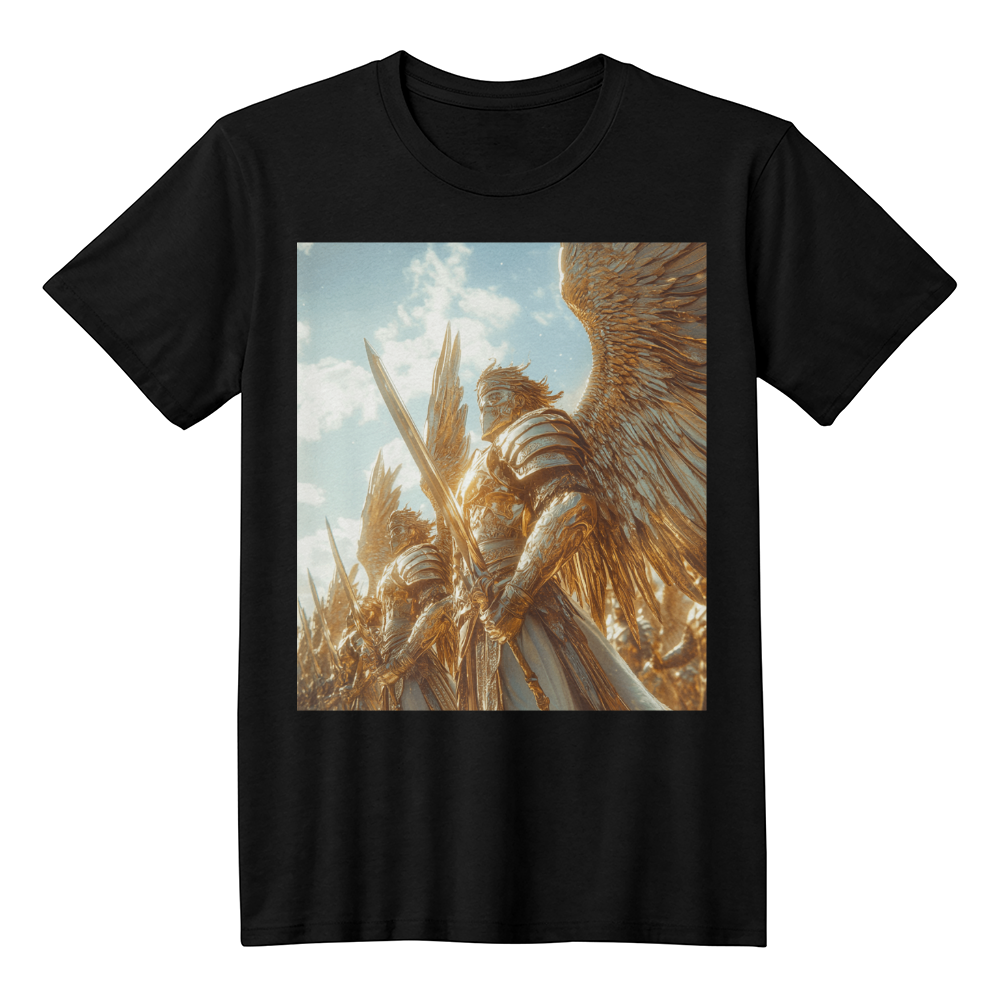 Archangel's Legion T-Shirt – Divine Guardians in Battle