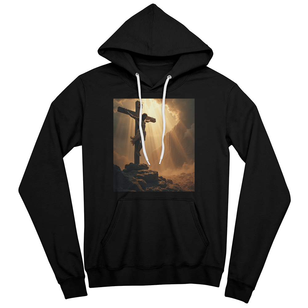 Redeemer's Sacrifice Pullover Hoodie – Embrace Faith, Comfort, and Divine Symbolism!