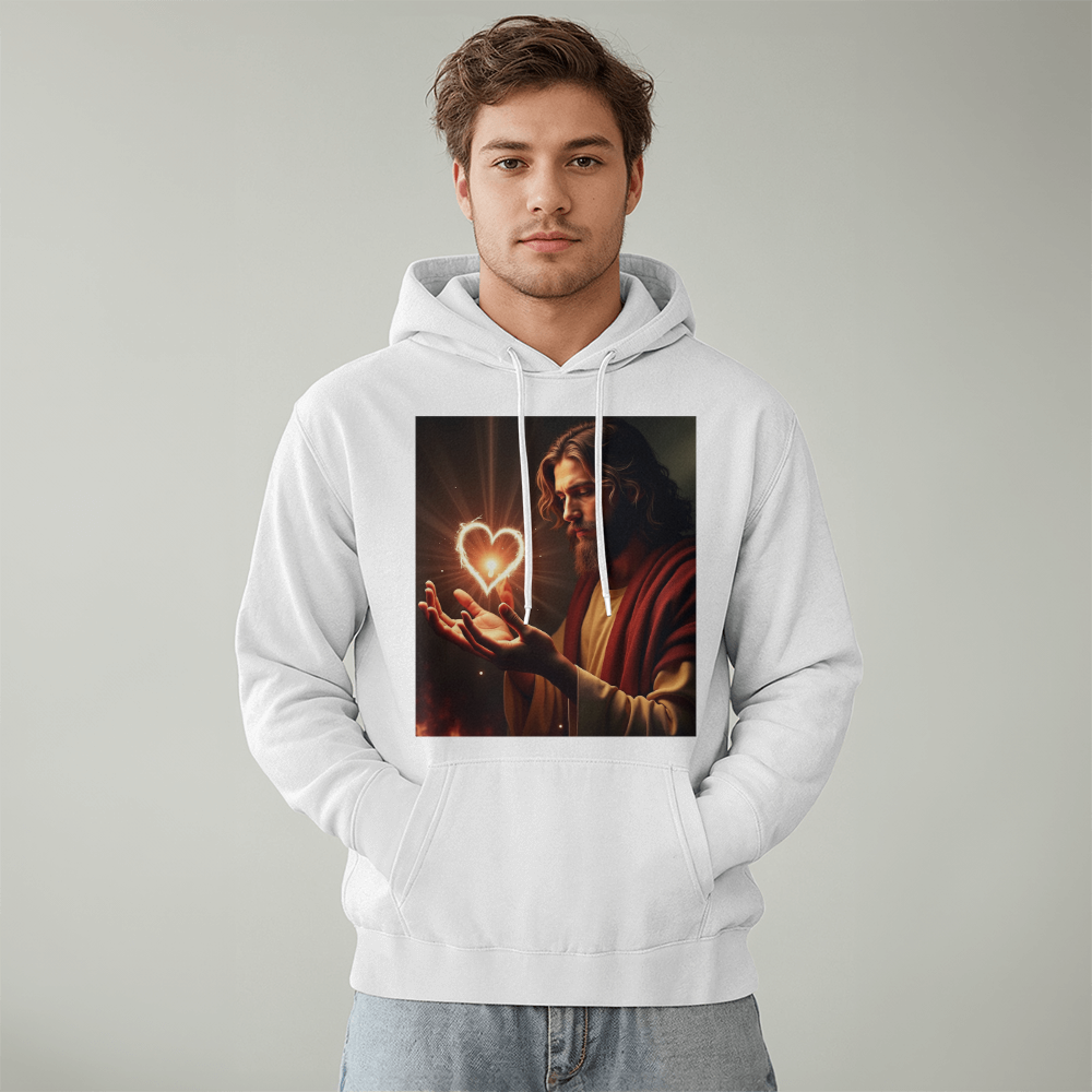 Heart of Jesus Hoodie – Embrace Love, Divine Comfort