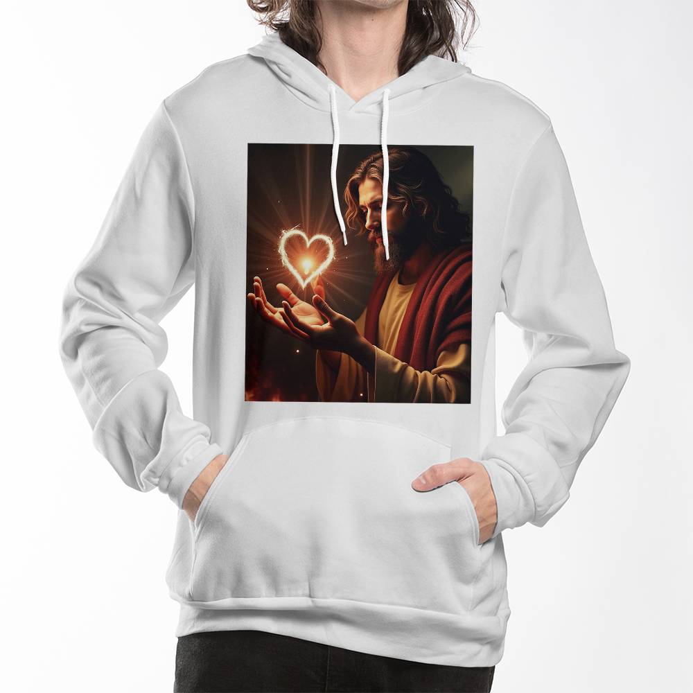 Heart of Jesus Hoodie – Embrace Love, Divine Comfort