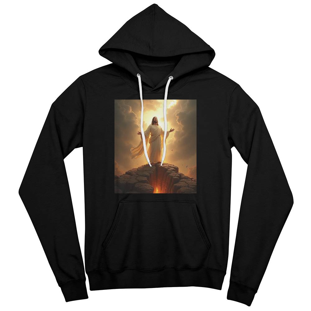 Risen Savior Hoodie – Comfortable Fabric with the Glorious "Jesus is Risen" Design