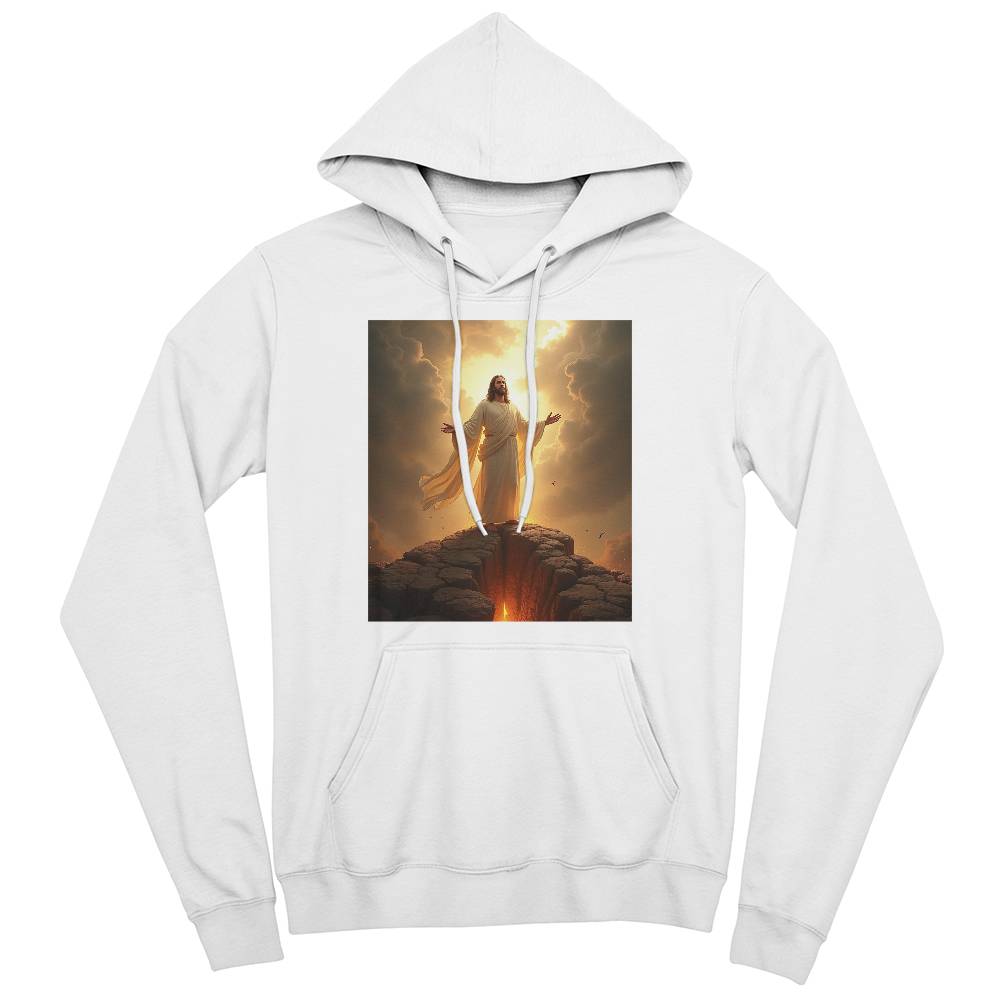 Risen Savior Hoodie – Comfortable Fabric with the Glorious "Jesus is Risen" Design