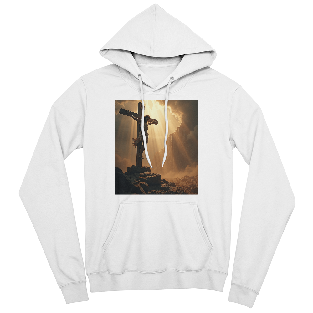 Redeemer's Sacrifice Pullover Hoodie – Embrace Faith, Comfort, and Divine Symbolism!