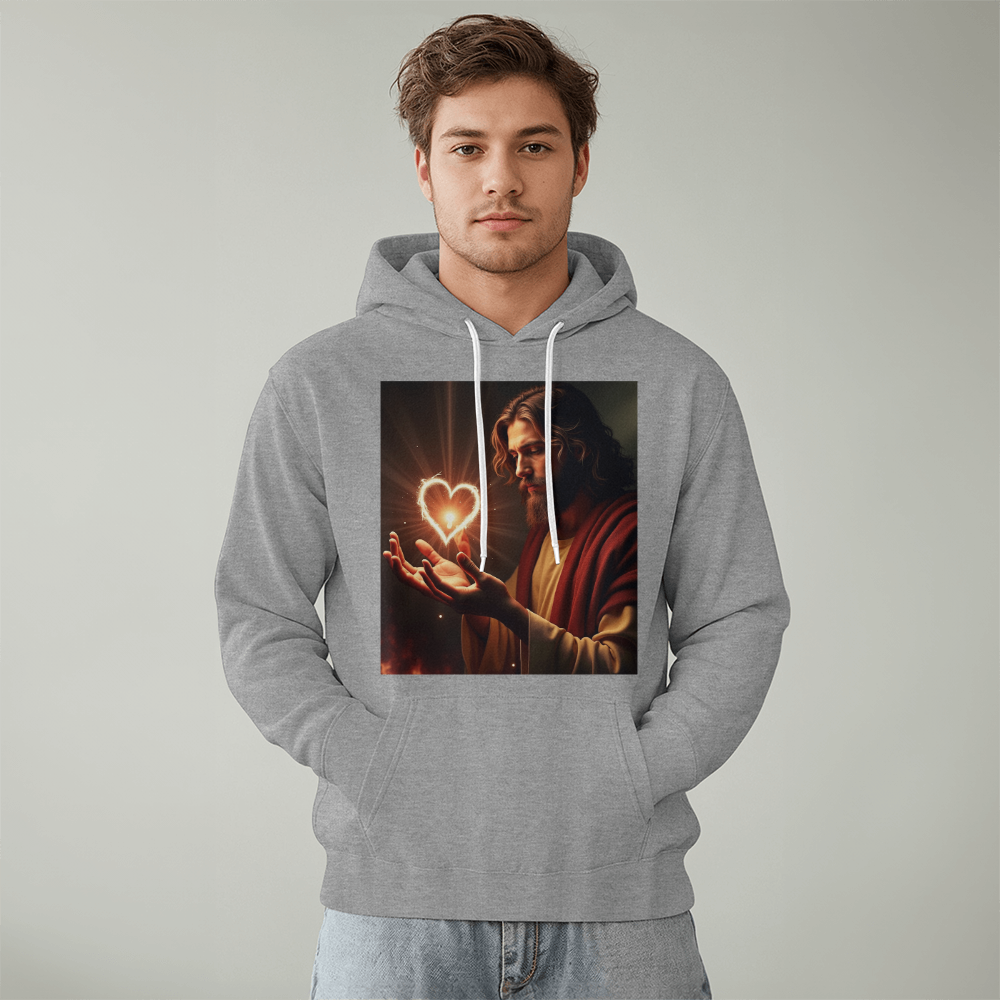 Heart of Jesus Hoodie – Embrace Love, Divine Comfort