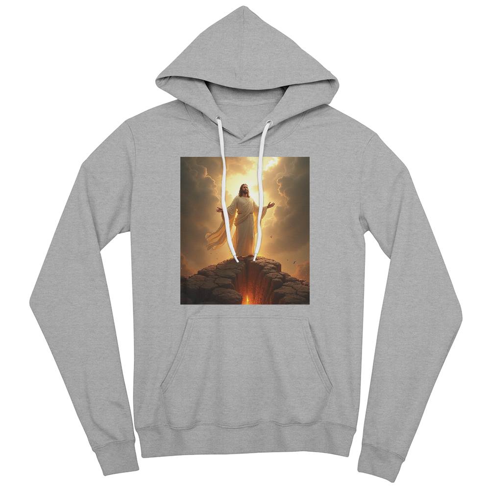 Risen Savior Hoodie – Comfortable Fabric with the Glorious "Jesus is Risen" Design