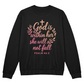 God Is Within Her – Minimalist Faith Sweatshirt with Psalm 46:5 Quote