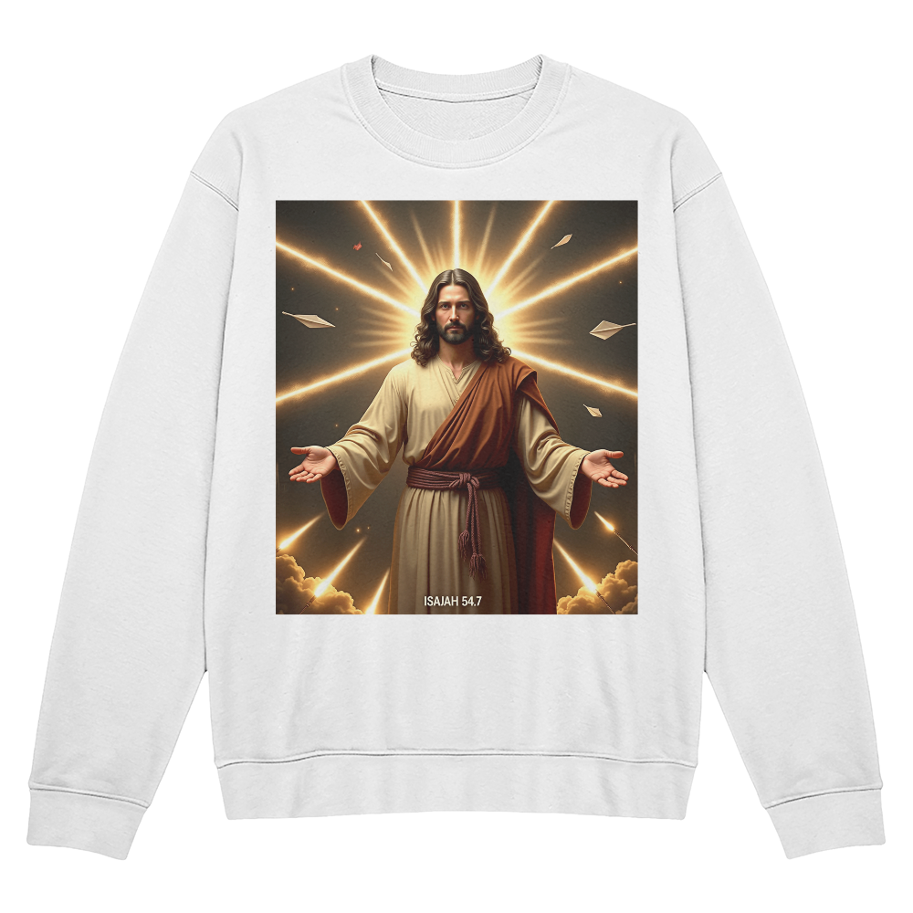 Eternal Radiance Crewneck –  Soft & Durable,  A Divine Design for Souls That Shine