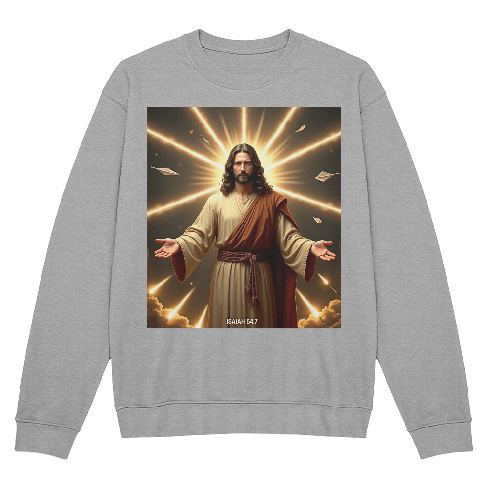 Eternal Radiance Crewneck –  Soft & Durable,  A Divine Design for Souls That Shine