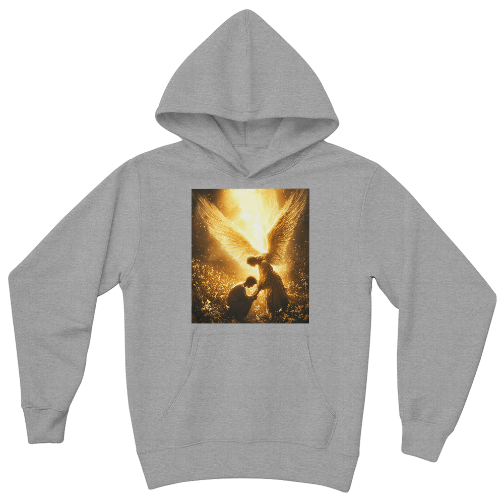 Guardian Angel Teen Hoodie– A Heavenly Guardian for Teenagers, Comfort and Faithful Protection