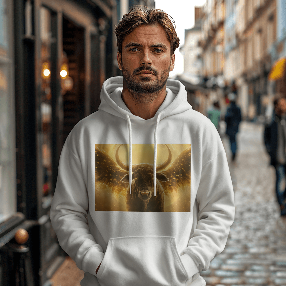 Four Sacred Beasts Hoodie – Comfortable Cotton, Fierce and Majestic Imagery, A Symbol of Celestial Power.