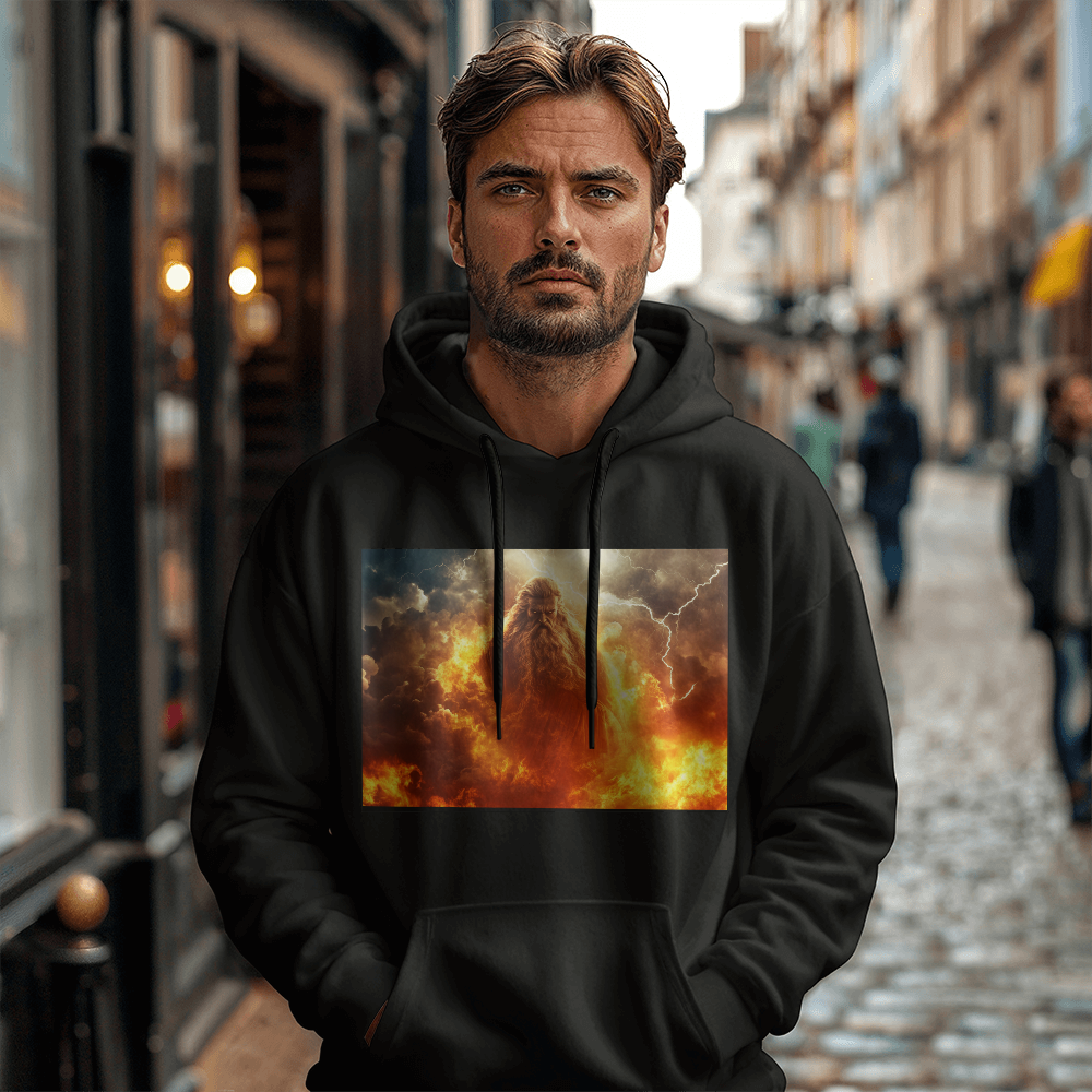 Wrath of God Hoodie –Soft and Cozy, Powerful Imagery, A Symbol of Righteous Judgment.