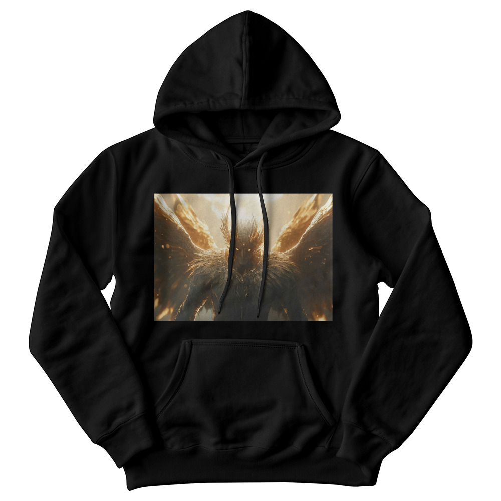 Guardian Angel Hoodie – Wrapped in Strength, Power, and Soft Cotton Comfort