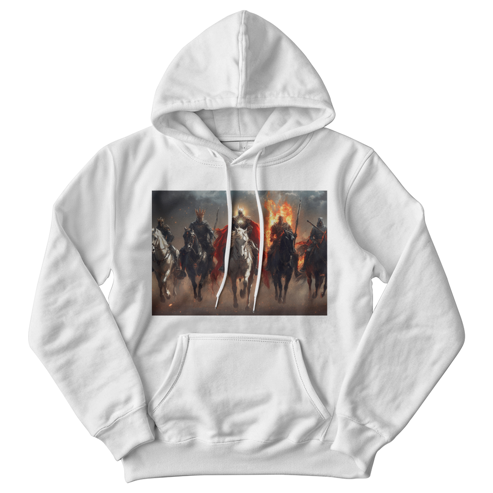 Revelation-Inspired Hooded Sweatshirt – Carry the Radiance of Faith in Comfort and Style!