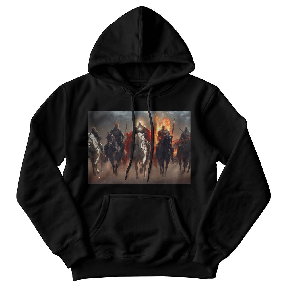 Revelation-Inspired Hooded Sweatshirt – Carry the Radiance of Faith in Comfort and Style!