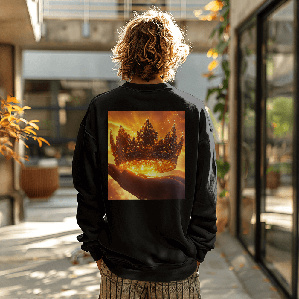 Crown of Glory Sweatshirt – A Divine Symbol of Victory, Honor, and Eternal Majesty