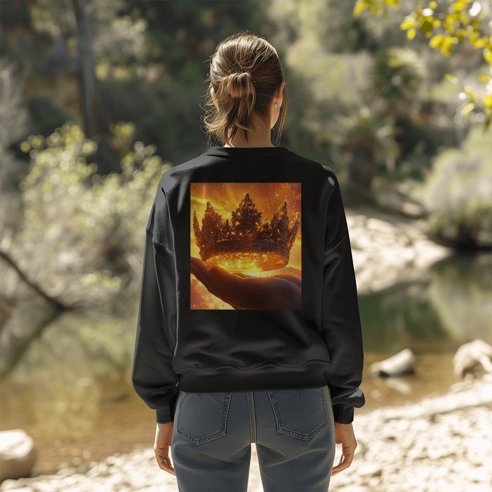 Crown of Glory Sweatshirt – A Divine Symbol of Victory, Honor, and Eternal Majesty