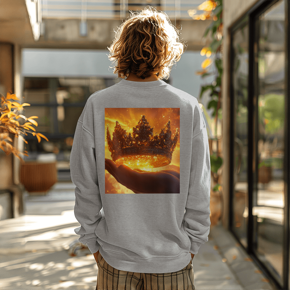 Crown of Glory Sweatshirt – A Divine Symbol of Victory, Honor, and Eternal Majesty