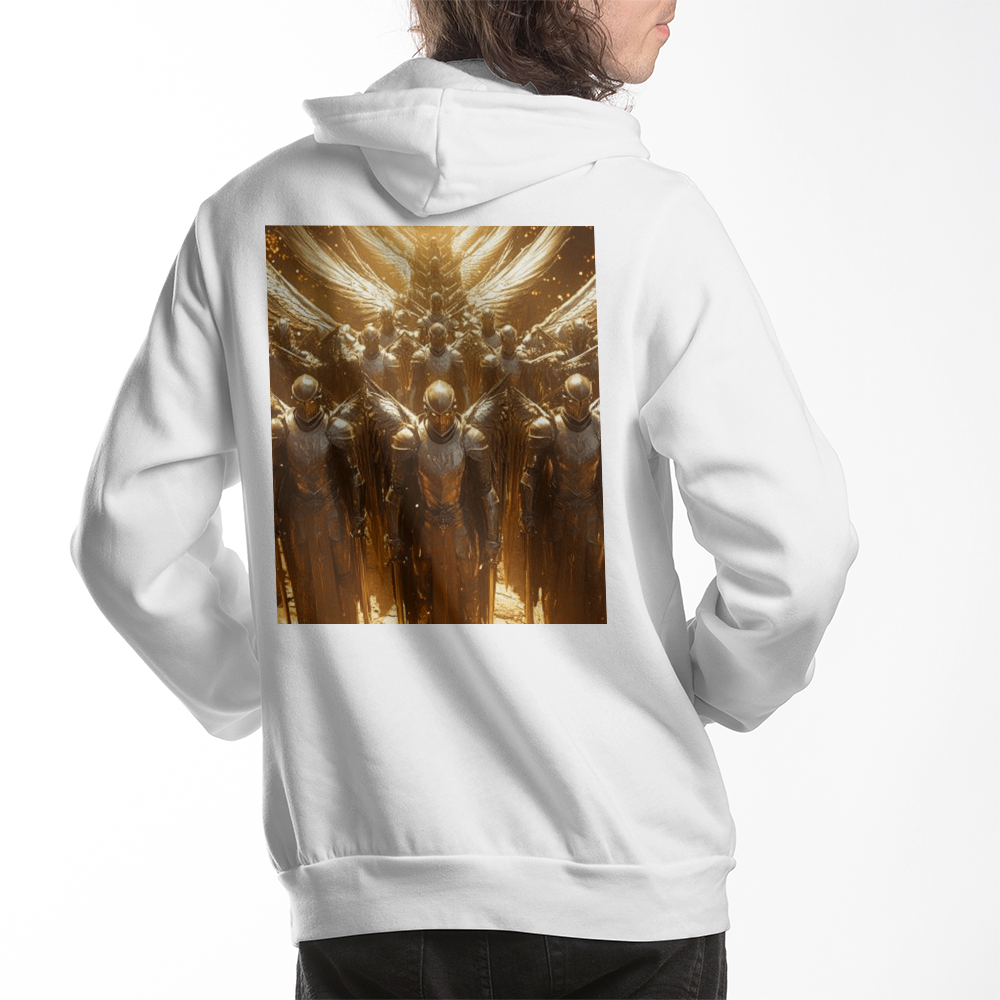 Seraphim Army Hoodie – Comfortable Cotton with Shining Angels and Divine Strength