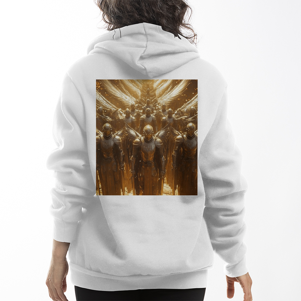 Seraphim Army Hoodie – Comfortable Cotton with Shining Angels and Divine Strength