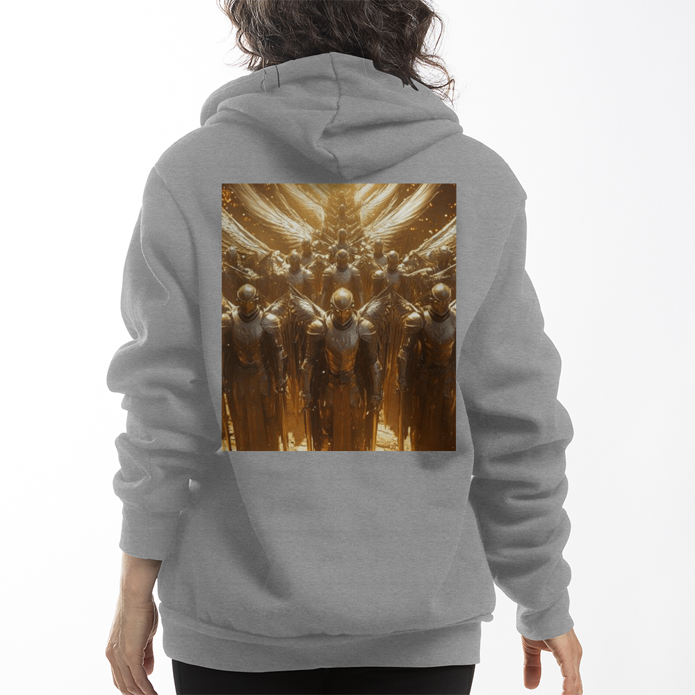 Seraphim Army Hoodie – Comfortable Cotton with Shining Angels and Divine Strength