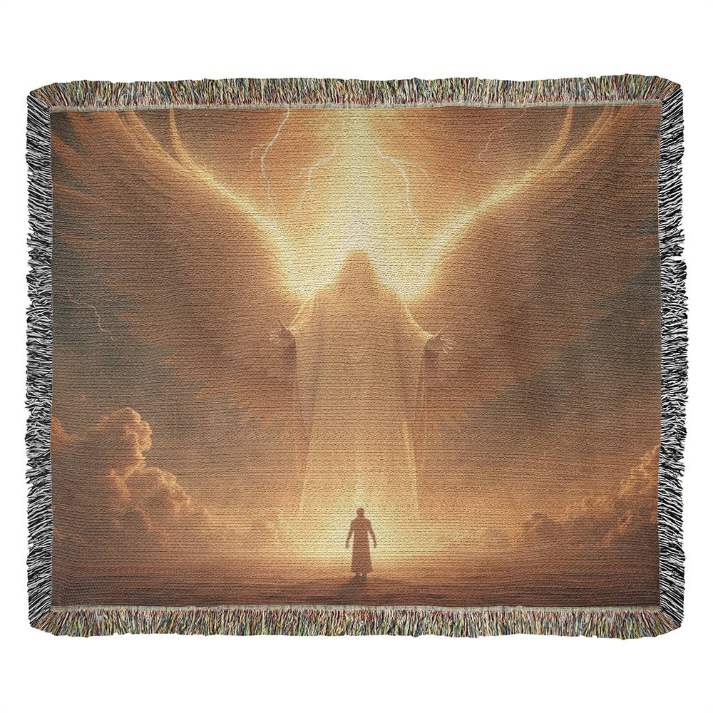 Judgment Day Blanket – Soft Cotton, Divine Design for Comfort and Reflection